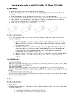 Toyo TY-R-2400 User Instructions preview