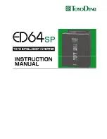 TOYODenki ed64sp Instruction Manual preview