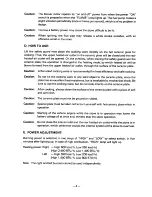 Preview for 5 page of Toyoset NS-1850RV Installation And Operation Instructions Manual