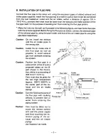 Preview for 8 page of Toyoset NS-1850RV Installation And Operation Instructions Manual