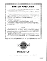 Предварительный просмотр 18 страницы Toyostove DC-60 Operating And Maintenance Instructions Manual