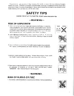 Preview for 2 page of Toyostove DR-86 Operating And Maintenance Instructions Manual