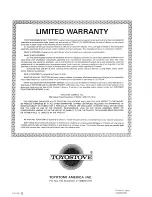 Preview for 28 page of Toyostove FF-71 Installation And Operation Instructions Manual