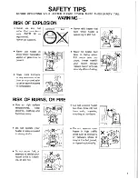 Предварительный просмотр 2 страницы Toyostove KRA-105 Operation And Maintenance Instructions