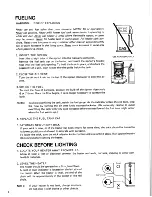 Предварительный просмотр 7 страницы Toyostove KRA-105 Operation And Maintenance Instructions