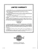 Предварительный просмотр 18 страницы Toyostove KRA-105 Operation And Maintenance Instructions