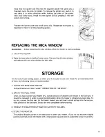 Preview for 14 page of Toyostove KSA-105 Operation And Maintenance Instructions