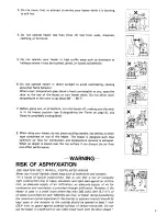 Preview for 4 page of Toyostove KSA-85 Operation And Maintenance Instructions