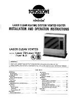 Toyostove Laser 73 I User Manual preview