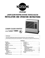 Toyostove Laser 73MH User Manual preview