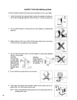 Предварительный просмотр 22 страницы Toyostove Laser 73MH User Manual