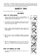 Предварительный просмотр 2 страницы Toyostove LR-450 Operation And Maintenance Instructions