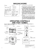 Предварительный просмотр 5 страницы Toyostove LR-450 Operation And Maintenance Instructions