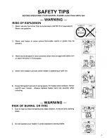 Preview for 3 page of Toyostove RB-2 Operation And Maintenance Instructions