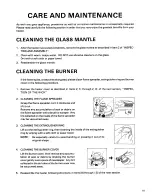 Preview for 11 page of Toyostove RB-2 Operation And Maintenance Instructions