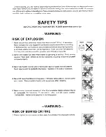 Preview for 2 page of Toyostove RC-11 Operating And Maintenance Instructions Manual