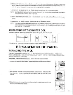 Preview for 11 page of Toyostove RC-11 Operating And Maintenance Instructions Manual