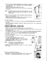 Preview for 8 page of Toyostove RCA-36F Operation And Maintenance Instructions