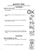 Предварительный просмотр 3 страницы Toyostove RSA-8 Operation And Maintenance Instructions