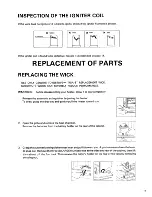 Предварительный просмотр 12 страницы Toyostove RSA-8 Operation And Maintenance Instructions