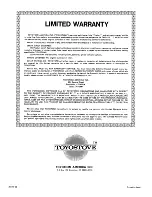 Предварительный просмотр 17 страницы Toyostove RSA-8 Operation And Maintenance Instructions