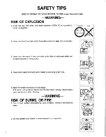 Preview for 3 page of Toyostove RSA-850 Operation And Maintenance Instructions