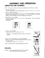 Preview for 7 page of Toyostove RSA-850 Operation And Maintenance Instructions