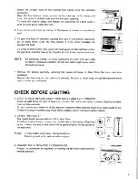 Preview for 8 page of Toyostove RSA-850 Operation And Maintenance Instructions