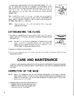 Preview for 11 page of Toyostove RSA-850 Operation And Maintenance Instructions