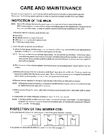 Preview for 12 page of Toyostove SC-150B Operation And Maintenance Instructions