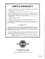 Preview for 18 page of Toyostove SC-150B Operation And Maintenance Instructions