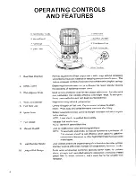 Предварительный просмотр 5 страницы Toyostove SC-200B Operation And Maintenance Instructions