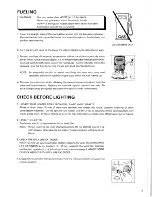 Предварительный просмотр 8 страницы Toyostove SC-200B Operation And Maintenance Instructions