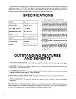 Предварительный просмотр 2 страницы Toyostove TSC-15 Operation And Maintenance Instructions