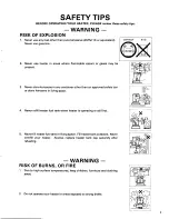 Предварительный просмотр 3 страницы Toyostove TSC-15 Operation And Maintenance Instructions