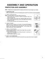 Предварительный просмотр 7 страницы Toyostove TSC-15 Operation And Maintenance Instructions