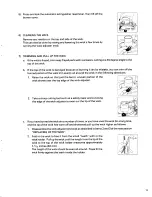 Предварительный просмотр 13 страницы Toyostove TSC-15 Operation And Maintenance Instructions