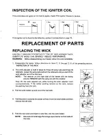 Предварительный просмотр 15 страницы Toyostove TSC-15 Operation And Maintenance Instructions