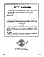 Предварительный просмотр 20 страницы Toyostove TSC-15 Operation And Maintenance Instructions