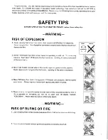 Preview for 2 page of Toyostove WC-105 Operating And Maintenance Instructions Manual