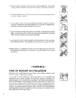 Preview for 3 page of Toyostove WC-105 Operating And Maintenance Instructions Manual