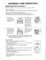 Preview for 7 page of Toyostove WC-105 Operating And Maintenance Instructions Manual