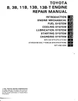 Toyota 11B Repair Manual preview