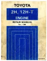 Toyota 12H-T Repair Manual preview