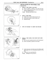 Предварительный просмотр 168 страницы Toyota 1986 Landcuiser Repair Manual