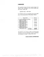 Preview for 2 page of Toyota 1990 Supra MA70 Series Wiring Diagram