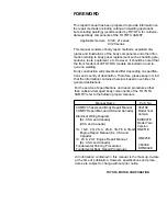 Preview for 1 page of Toyota 1991 CAMRY Body Section Repair Manual