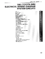 Предварительный просмотр 44 страницы Toyota 1991 MR2 Wiring Diagram