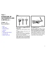 Предварительный просмотр 7 страницы Toyota 1996 Avalon Owner'S Manual