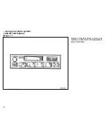 Предварительный просмотр 75 страницы Toyota 1996 Avalon Owner'S Manual